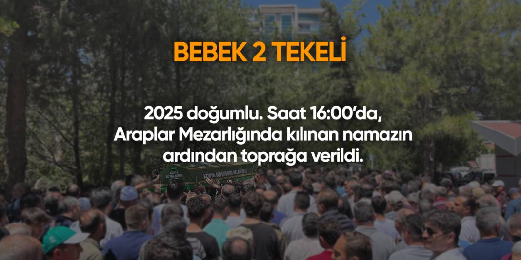 Konya'da bugün vefat edenler | 16 Eylül 2025 5